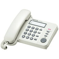 Panasonic｜パナソニック VE-F04 電話機 RU・RU・RU（ル・ル・ル） ホワイト[電話機 本体 シンプル VEF04W]