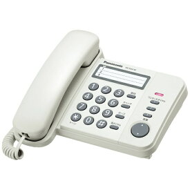 パナソニック｜Panasonic VE-F04 電話機 RU・RU・RU（ル・ル・ル） ホワイト[電話機 本体 シンプル VEF04W]