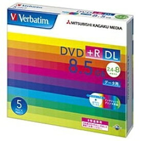 Verbatim｜バーベイタム データ用DVD+R ホワイト DTR85HP5V1 [5枚 /8.5GB /インクジェットプリンター対応]