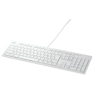 BUFFALO�b�o�b�t�@���[ �L�[�{�[�h �z���C�g BSKBM01WH [USB /�L��]�yrb_ keyboard_cpn�z