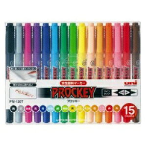 �O�H���M�bMITSUBISHI PENCIL PROCKEY(�v���b�L�[) �T�C���y�� �ɍׁE�׎��ېc 15�F�Z�b�g PM120T.15CN[PM120T15CN]