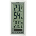 リズム時計 掛置兼用温湿度計 「ライフナビD204A」 8RD204-A19 [8RD204A19]