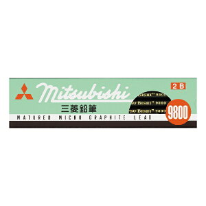 OHMbMITSUBISHI PENCIL uni pM9800 K98002B [2B /12{i1_[Xj]