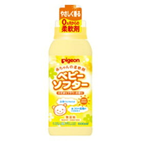 ピジョン｜pigeon 無添加ピュア ベビー柔軟剤 600mL ひだまりフラワーの香り【rb_pcp】