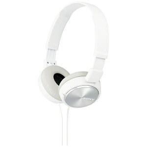 SONY�b�\�j�[ �w�b�h�z�� MDR-ZX310 �z���C�g [��3.5mm �~�j�v���O][MDRZX310W]
