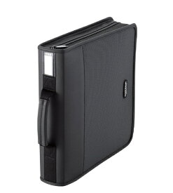 ELECOM｜エレコム DVD/CD対応 ファスナーケース 160枚収納 ブラック CCD-SS160BK[CCDSS160BK]
