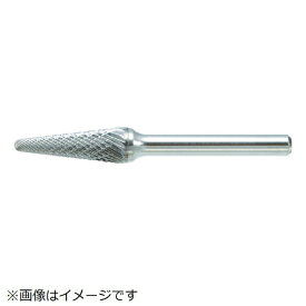 トラスコ中山｜TRUSCO NAKAYAMA 超硬バー　テーパー型　Φ8X刃長16X軸6　ダブルカット　TB7C080