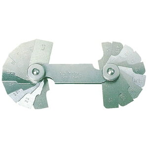 トラスコ中山|TRUSCO NAKAYAMA ラジアスゲージ 測定範囲13.00~22.0 10枚組 272MC