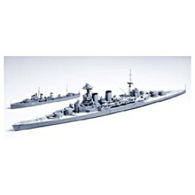 タミヤ｜TAMIYA 1/700 ウォーターラインシリーズ イギリス海軍巡洋戦艦フッド＆E級駆逐艦 北大西洋追撃作戦