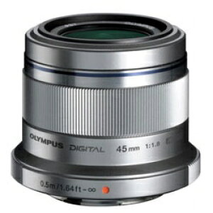�y�G���g���[�ōő�2���|�C���g������b4/23�܂Łz OLYMPUS�b�I�����p�X �J���������Y 45mm F1.8 M.ZUIKO DIGITAL�i�Y�C�R�[�f�W�^���j �V���o�[ [�}�C�N���t�H�[�T�[�Y /�P�œ_�����Y][45MMF1.8]