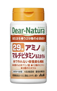 �A�T�q�O���[�v�H�i�bAsahi Group Foods Dear-Natura�i�f�B�A�i�`�����j 29�A�~�m�}���`�r�^�~�����~�l�����i90���j�k�h�{�⏕�H�i�l