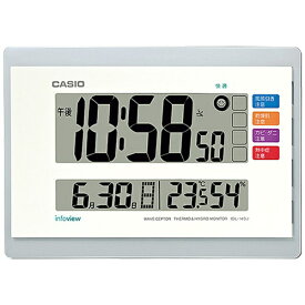 CASIO｜カシオ 掛け置き兼用時計 【wave ceptor（ウェーブセプター）】 ホワイト IDL140J7JF [電波自動受信機能有][IDL140J7JF]