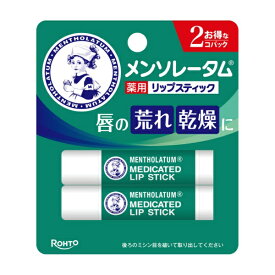 ロート製薬｜ROHTO Mentholatum(メンソレータム) 薬用リップスティックXD 2個パック 4g×2〔リップクリーム〕