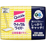 花王｜Kao クイックルワイパー 立体吸着ドライシート 40枚入