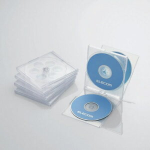 ELECOMbGR Blu-ray/DVD/CDΉP[X 4[×5 NA CCD-JSCNQ5CR[CCDJSCNQ5CR]