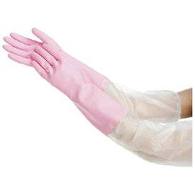 ショーワグローブ｜SHOWA No140腕カバー付厚手　Mサイズ　ピンク　NO140MP