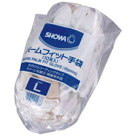 ショーワグローブ｜SHOWA 簡易包装パームフィット手袋10双入 XS ホワイト B0500EUXS10P