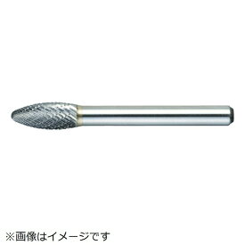 トラスコ中山｜TRUSCO NAKAYAMA 超硬バー　楕円型　Φ8X刃長19X軸6　シングルカット　TB51C080S