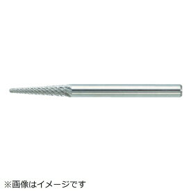 トラスコ中山｜TRUSCO NAKAYAMA 超硬バー　テーパー先丸　Φ3X刃長9．5X軸3　ダブルカット　TB7A031