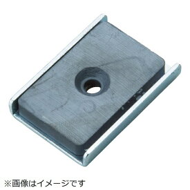 トラスコ中山｜TRUSCO NAKAYAMA キャップ付フェライト磁石90mmX18．8mmX6mm　10個入　TFC90KA10P