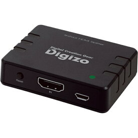 プリンストン｜PRINCETON HDMIスプリッター Digizo ブラック PHM-SP102A [1入力 /2出力 /4K対応 /自動][PHMSP102A]