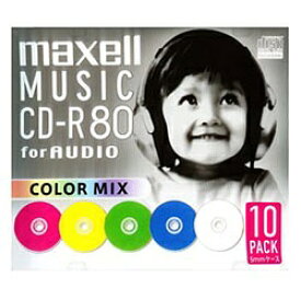 マクセル｜Maxell 音楽用CD-R CDRA80MIXS1P10S [10枚][CDRA80MIXS1P10S]