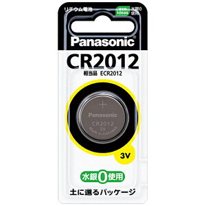 Panasonic�b�p�i�\�j�b�N �R�C���^�d�r CR2012 [1��][CR2012] panasonic
