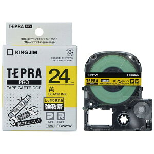 �L���O�W���bKING JIM ���S�����x���e�[�v TEPRA(�e�v��) PRO�V���[�Y �� SC24YW [������ /24mm��]