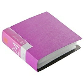BUFFALO｜バッファロー DVD/CD対応 ファイルケース ブックタイプ 24枚収納 ピンク BSCD01F24PK[BSCD01F24PK]