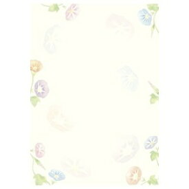 ササガワ｜SASAGAWA 〔各種プリンタ〕和柄用紙 和ごころ 0.18mm [A4 /10枚] 朝顔 4-1015[41015]