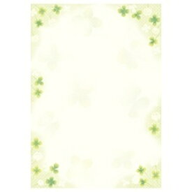 ササガワ｜SASAGAWA 〔各種プリンタ〕和柄用紙 和ごころ 0.18mm [A4 /10枚] 白つめ草 4-1016[41016]