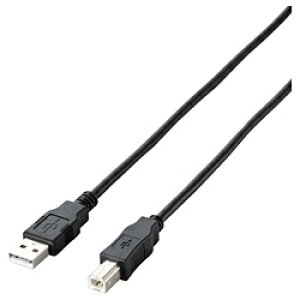 ELECOM�b�G���R�� 3.0m USB2.0�P�[�u�� �yA�z�́yB�z [�G�R�^�C�v] U2C-JB30BK[U2CJB30BK]�yrb_pcacc�z