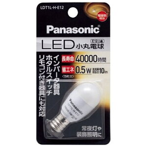 Panasonic�b�p�i�\�j�b�N LED���ۓd�� �z���C�g LDT1L-H-E12 [E12 /�i�c�����` /�d���F /1��][LDT1LHE12]