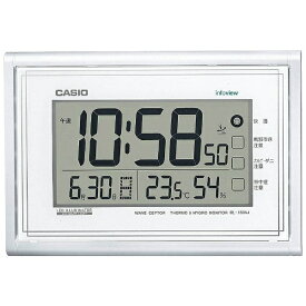 【エントリーで最大全額ポイント還元｜8/22迄】 CASIO｜カシオ 掛け時計 【wave ceptor（ウェーブセプター）】 パールホワイト IDL150NJ7JF [電波自動受信機能有][IDL150NJ7JF]