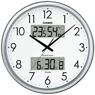 CASIO｜カシオ 掛け時計 【wave ceptor（ウェーブセプター）】 シルバー ITM650J8JF [電波自動受信機能有…