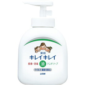 LION｜ライオン キレイキレイ 薬用 液体 ハンドソープ シトラスフルーティの香り 本体 250ml ハンドソープ 液体〔ハンドソープ〕【rb_pcp】