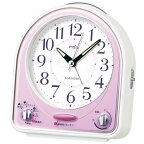 【エントリーで最大全額ポイント還元｜7/18迄】 SEIKO｜セイコー 目覚まし時計 【PYXIS】 ピンク NR435P [アナログ][NR435P]