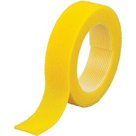 トラスコ中山｜TRUSCO NAKAYAMA マジックバンド結束テープ　両面　幅20mmX長さ1．5m　黄　MKT2015Y