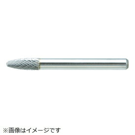 トラスコ中山｜TRUSCO NAKAYAMA 超硬バー　砲弾型　Φ3X刃長12X軸6　シングルカット　TB3C030S