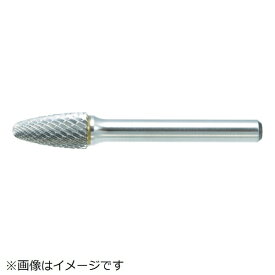 トラスコ中山｜TRUSCO NAKAYAMA 超硬バー　砲弾型　Φ11X刃長25X軸6　シングルカット　TB3C110S