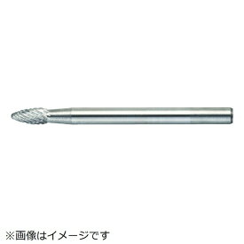 トラスコ中山｜TRUSCO NAKAYAMA 超硬バー　楕円型　Φ5X刃長9．5X軸3　シングルカット　TB51B050S