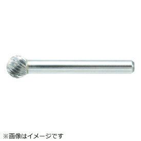 トラスコ中山｜TRUSCO NAKAYAMA 超硬バー　球型　Φ11X刃長9．5X軸6　ダブルカット　TB8C110