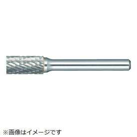 トラスコ中山｜TRUSCO NAKAYAMA 超硬バー　円筒型エンド刃　Φ9．5X刃長19X軸6　コースカット　TH1C095E