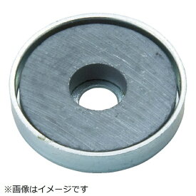 トラスコ中山｜TRUSCO NAKAYAMA キャップ付フェライト磁石　外径19．8mmX厚み4mm10個入り　TFC20RA10P