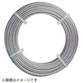 トラスコ中山｜TRUSCO NAKAYAMA ステンレスワイヤロープ　ナイロン被覆　Φ1．0（1．5）X20m　CWC1S20