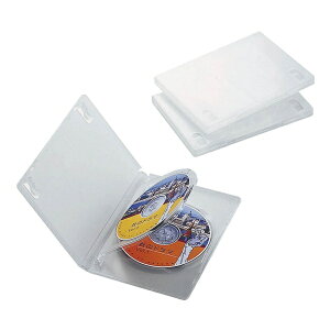 ELECOMbGR Blu-ray/DVD/CDΉ g[P[X 3[×3 NA CCD-DVD07CR[CCDDVD07CR]