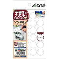 A-one｜エーワン マルチラベル 手書きもプリントもできるラベル 26105 [はがき /12シート /24面 /マット]