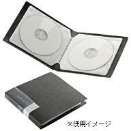 BUFFALO｜バッファロー DVD/CD対応 ファイルケース ブックタイプ 12枚収納 ブラック BSCD01F12BK[BSCD01F…