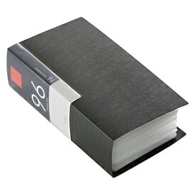 BUFFALO｜バッファロー DVD/CD対応 ファイルケース ブックタイプ 96枚収納 ブラック BSCD01F96BK[BSCD01F96BK]