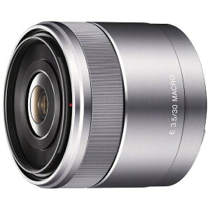 SONY�b�\�j�[ �J���������Y E 30mm F3.5 Macro APS-C�p �V���o�[ SEL30M35 [�\�j�[E /�P�œ_�����Y][SEL30M35C]
